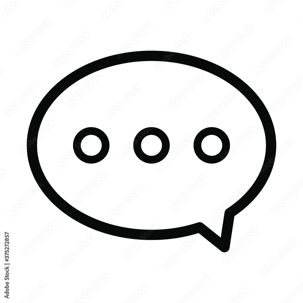 Live chat, chat box, contact us web line icon, internet related outline icon isolated on white background EPS Vector Live chat, chat box, contact us web line icon, internet related outline icon isolated on white background EPS Vector