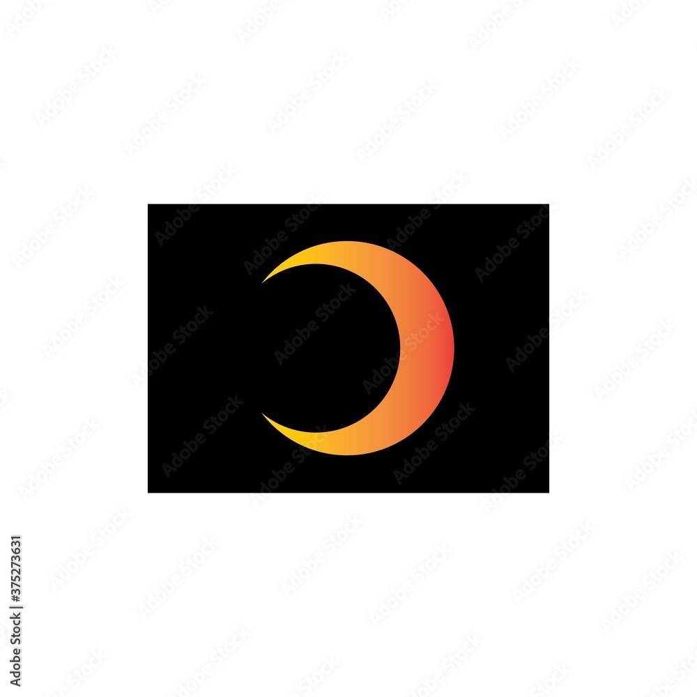 Naklejka premium Gerhana ilustration