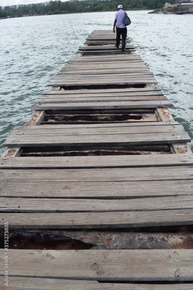 pier missing wood