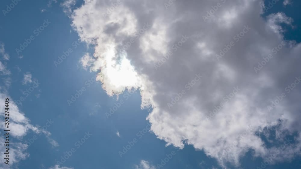 Beautiful sun bright and rays flare star shape vibrant sunlight, sunbeam with white wispy clouds at midday sunshine day in sunny day in topical country, clean energy renewable energy concept. Beautiful sun bright and rays flare star shape vibrant sunlight, sunbeam with white wispy clouds at midday sunshine day in sunny day in topical country, clean energy renewable energy concept.