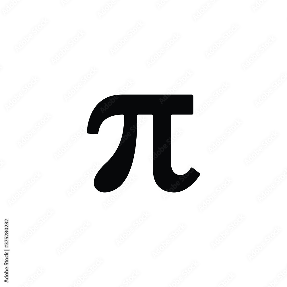 Pie sign icon vector on white background, sign and symbol. Pie sign icon vector on white background, sign and symbol.