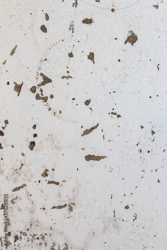 Obraz na płótnie Closeup Texture abstract White old wall background w salonie