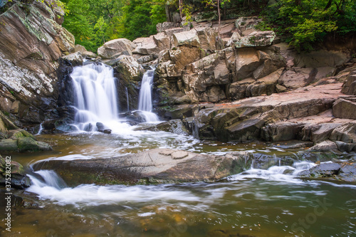 Fototapeta Naklejka Na Ścianę i Meble -  Scott's Run waterfall.Fairfax County.Virginia.USA