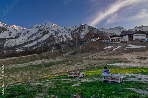 Sochi, Rissia. Vacation in the mountains.