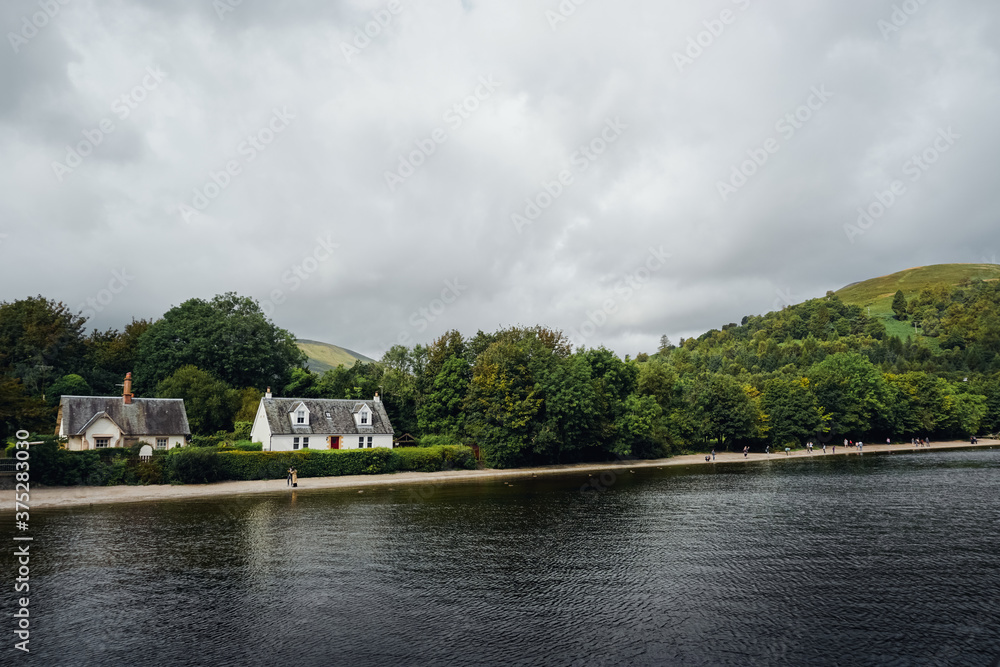 West Highlands of Scotland, where lakes, mountains and trees come together for an amazing landscape West Highlands of Scotland, where lakes, mountains and trees come together for an amazing landscape