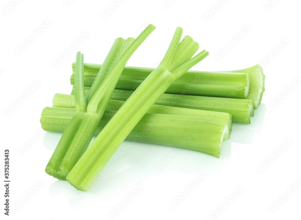 celery isolated on white background. celery isolated on white background.