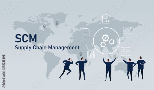 Logistic world wide commerce Supply chain management delivery inventory industry