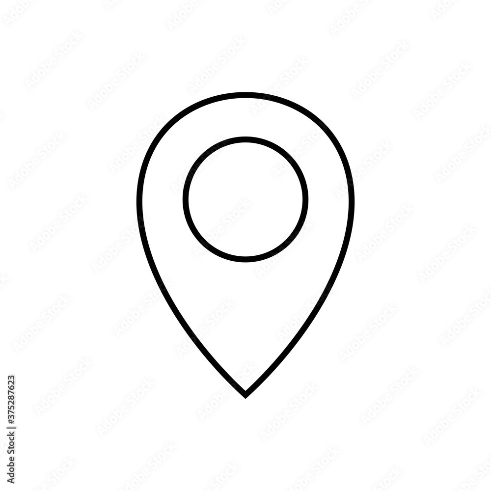 Map pin vector icon. Web design icon. location symbol. Map gps illustration. Travel pin logo. Pointer marker, Navigation, vector EPS Map pin vector icon. Web design icon. location symbol. Map gps illustration. Travel pin logo. Pointer marker, Navigation, vector EPS