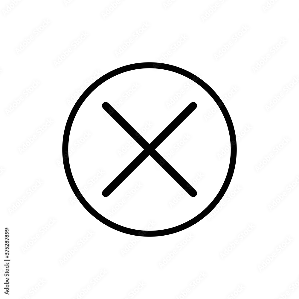 Cross Icon. Cancel icon. Close icon. Cross Icon. Cancel icon. Close icon.
