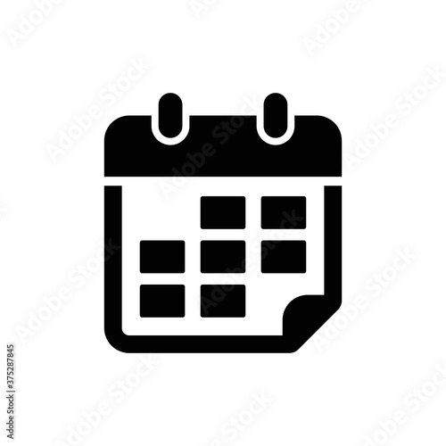 Calendar vector icon. Web design icon. Calendar on the wall. Flat calendar icon. Vector icon EPS