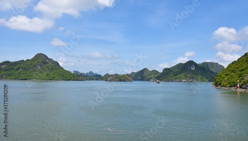 Wide View of Karsts in Lan Ha Bay, Vietnam 3