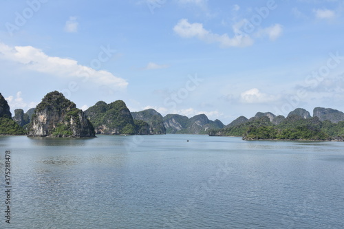 Wide View of Karsts in Lan Ha Bay, Vietnam 2