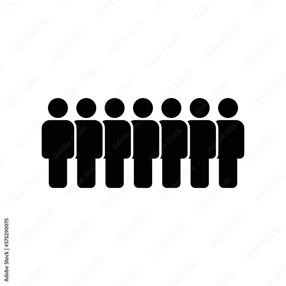 People vector icon. Person symbol. Work Group Team, Persons Crowd Vector Illustration icon. Group of people pictogram isolated. Illustration of people icon - symbol of the crowd. People standing next. People vector icon. Person symbol. Work Group Team, Persons Crowd Vector Illustration icon. Group of people pictogram isolated. Illustration of people icon - symbol of the crowd. People standing next.