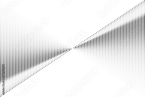 Abstract lens style Halftone line strip dotted Background.