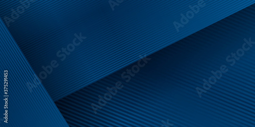 Modern abstract blue 3d business presentation background with overlap triangle element shapes