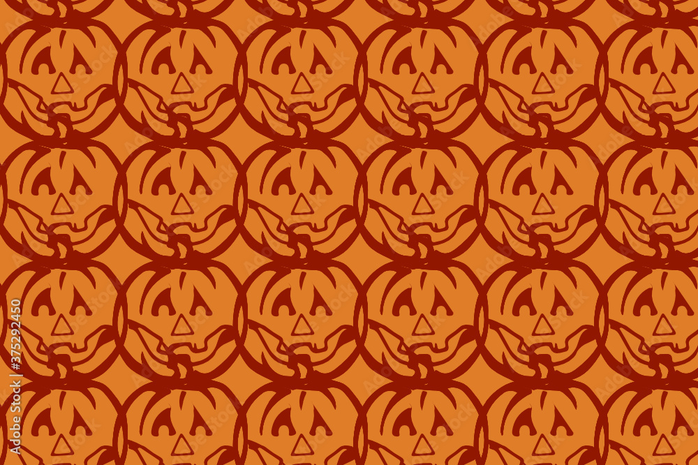 pumpkin seamless pattern design. suitable for wallpapers and backgrounds pumpkin seamless pattern design. suitable for wallpapers and backgrounds