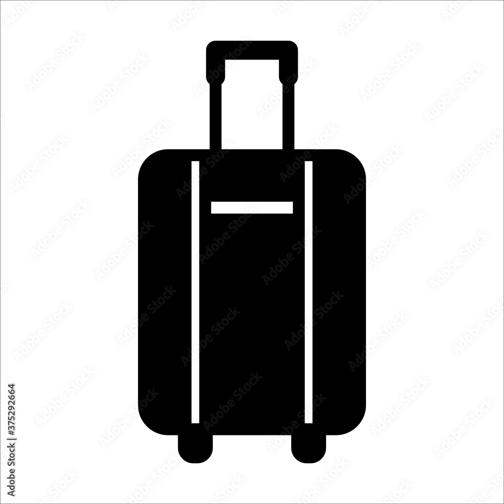 Travel bag icon. Design template vector Travel bag icon. Design template vector