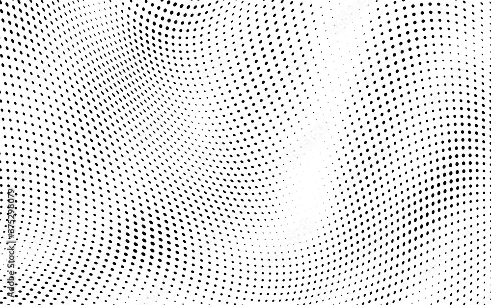 Abstract halftone wave dotted background Abstract halftone wave dotted background