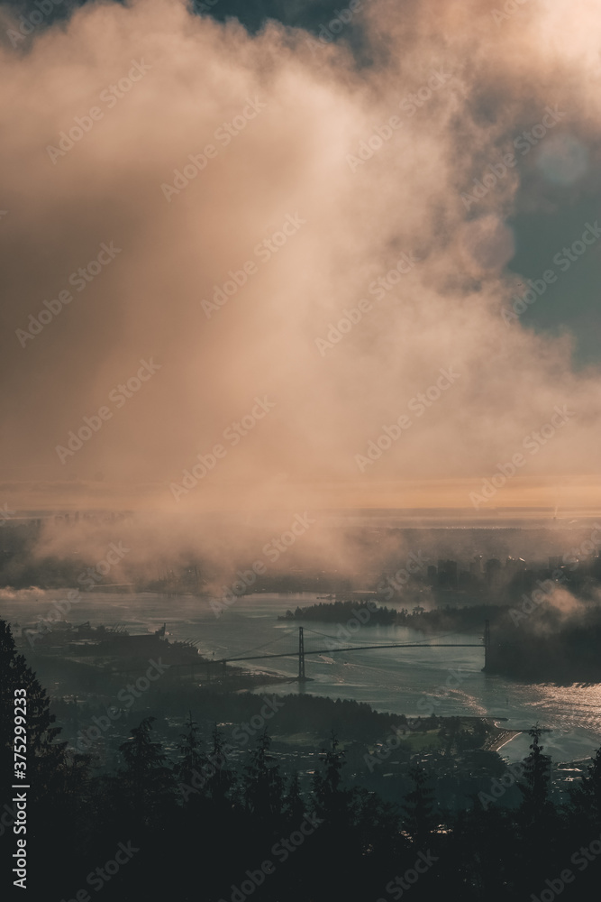 Obraz premium Lions Gate Bridge Vancouver