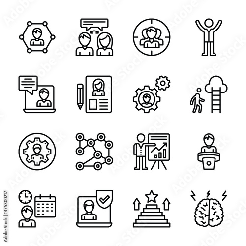 Corporate Development Icons Pack 