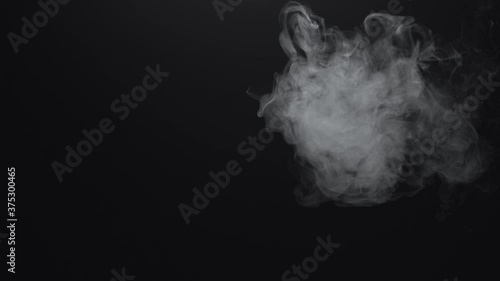 Texture of white smoke of electronic vapour cigarette