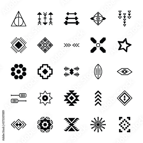 Pack Of Tribal Icons Collection