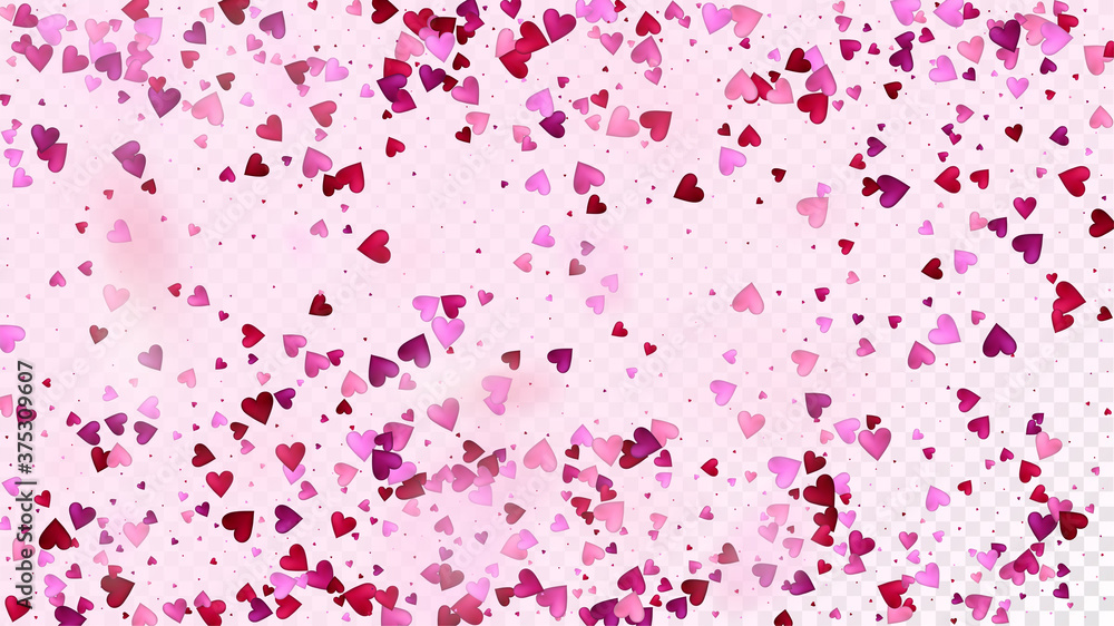 Falling Hearts Vector Confetti. Valentines Day Wedding Pattern. Trendy Gift, Birthday Card, Poster Background Valentines Day Decoration with Falling Down Hearts Confetti. Beautiful Pink Sparkles Falling Hearts Vector Confetti. Valentines Day Wedding Pattern. Trendy Gift, Birthday Card, Poster Background Valentines Day Decoration with Falling Down Hearts Confetti. Beautiful Pink Sparkles
