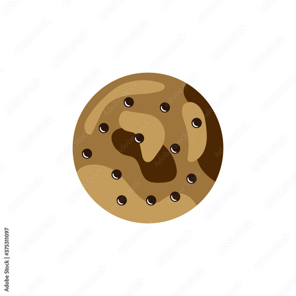 Fototapeta premium vector illustration of Assorted Biscuit and Cookies Food