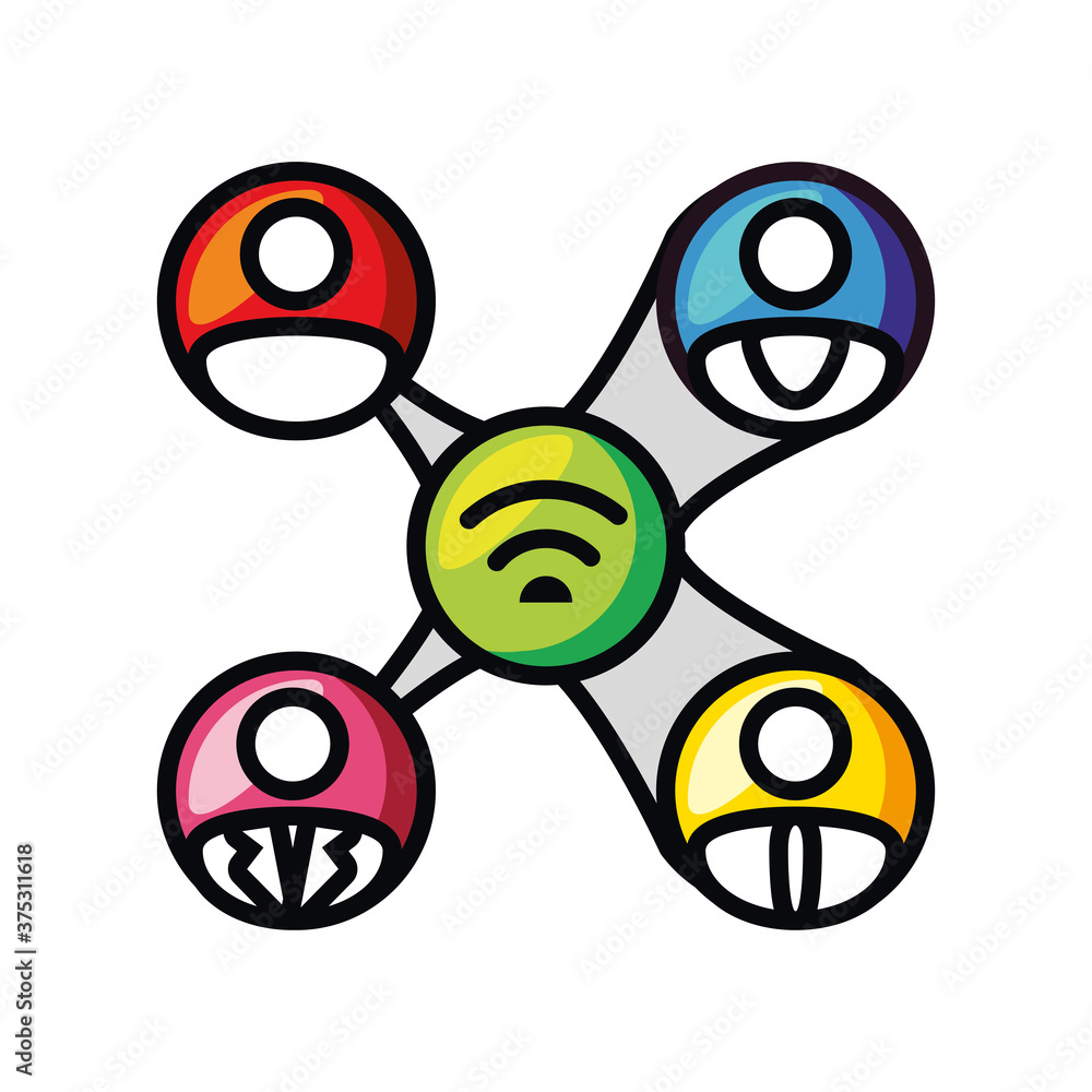 people in free internet zone, free wifi hotspot