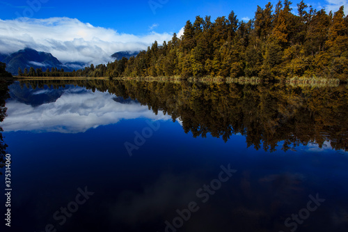 beautiful scene of matheson lake southland new zealand © stockphoto mania
