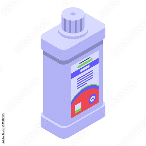 Softener bleach icon. Isometric of softener bleach vector icon for web design isolated on white background
