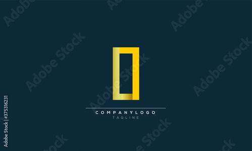 LLO Abstract initial monogram letter alphabet logo design photo