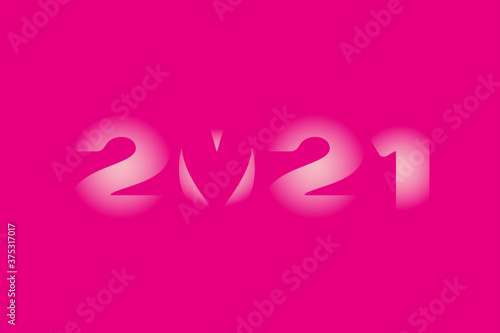 Grafica per feste natalizie, nuovo anno 2021