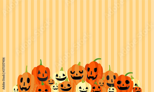 たくさんのハロウィンなカボチャたち2

