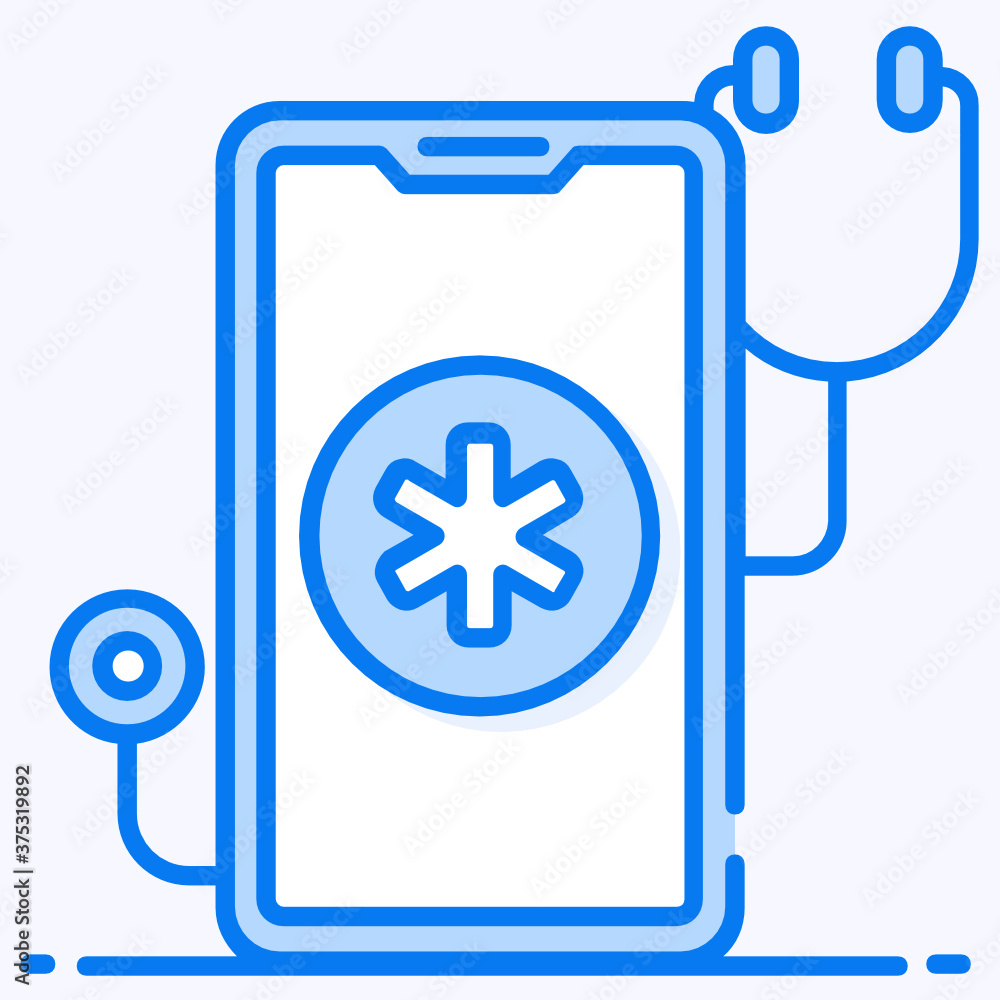 Medical app icon, vector in trendy style
Medical app icon, vector in trendy style