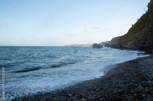 beach in asturias coast , spain