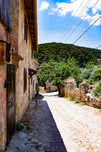 narrow street in the old town