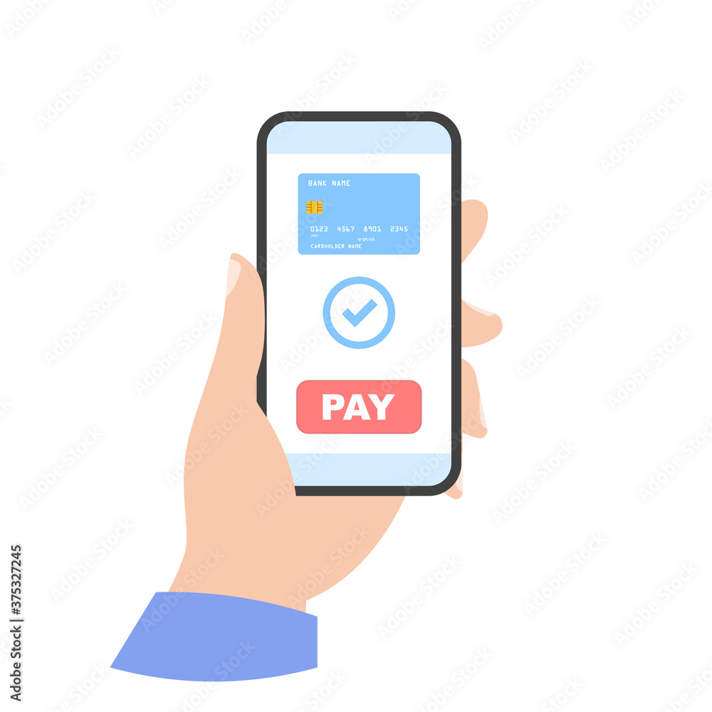 online payment in your smartphone icon online payment in your smartphone icon