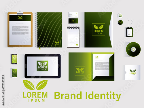 organization of elements for brand identity in companies
