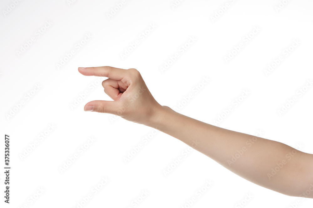 a woman's hand trying to grasp with her fingers.
a woman's hand trying to grasp with her fingers.