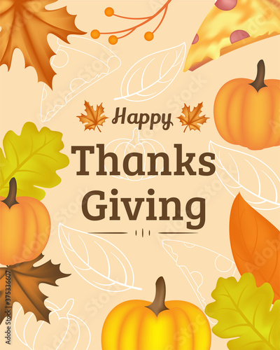 background frame natural harvest thanksgiving and halloween