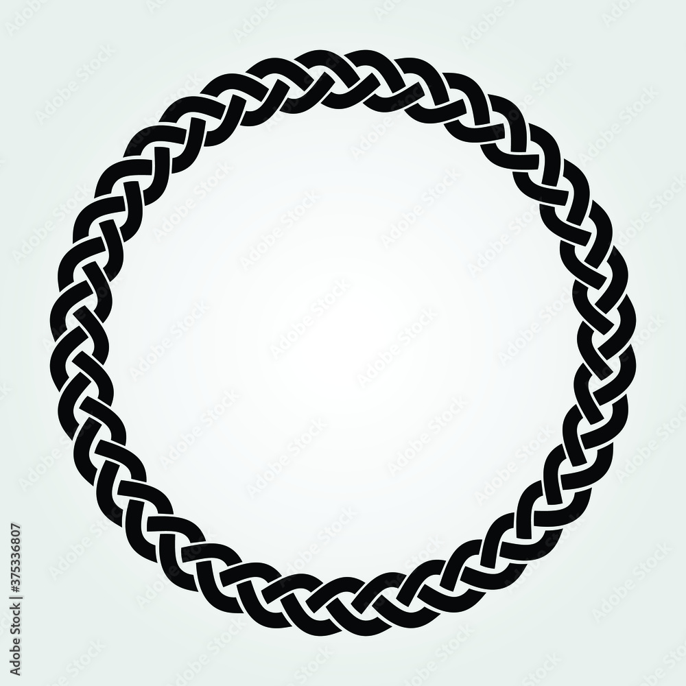 Round frame on a white background. Vector illustration Round frame on a white background. Vector illustration