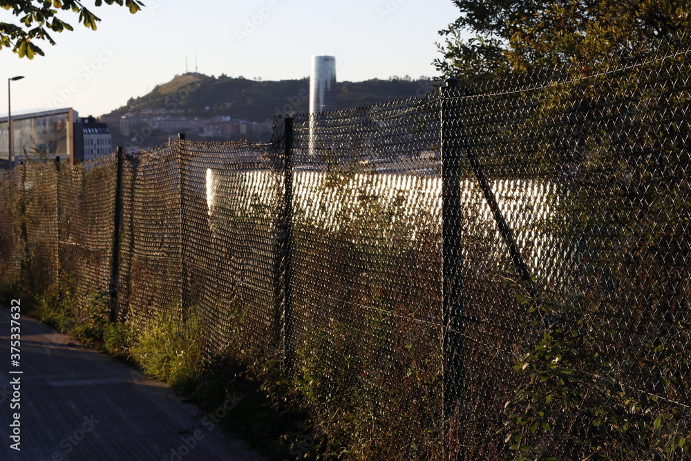 Urban view in a neighborhood of Bilbao Urban view in a neighborhood of Bilbao