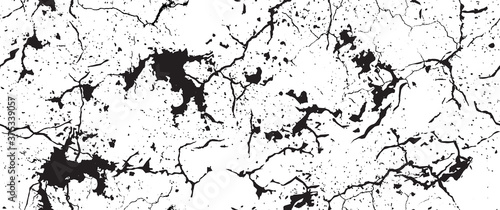 Wallpaper Mural Distressed Grunge Texture. Seamless Pattern. Torontodigital.ca