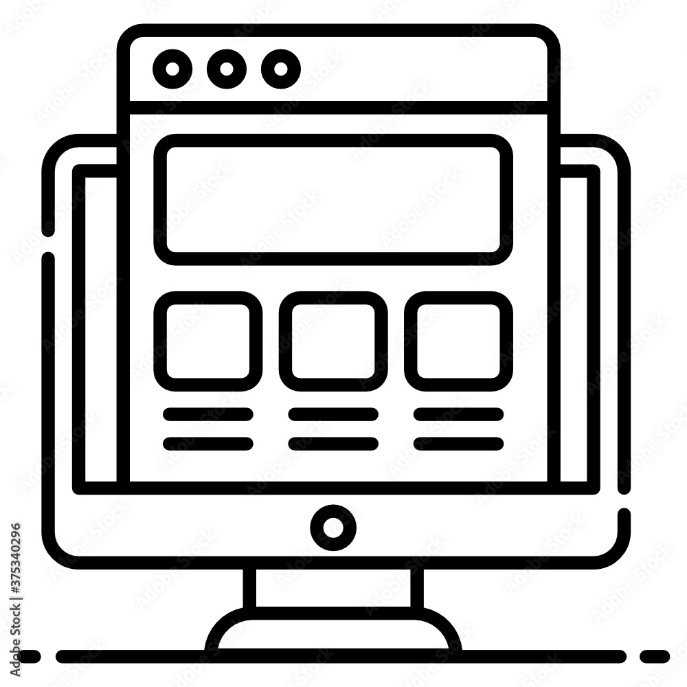 Web design icon in vector design
Web design icon in vector design