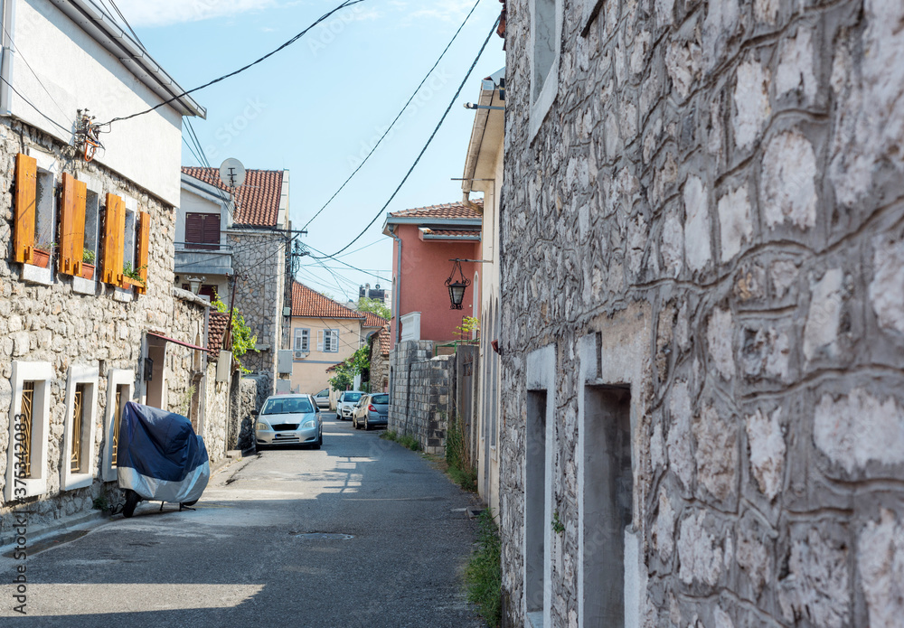 The Old Town neighbourhood of Stara Varos,Podgorica,Montenegro. The Old Town neighbourhood of Stara Varos,Podgorica,Montenegro.