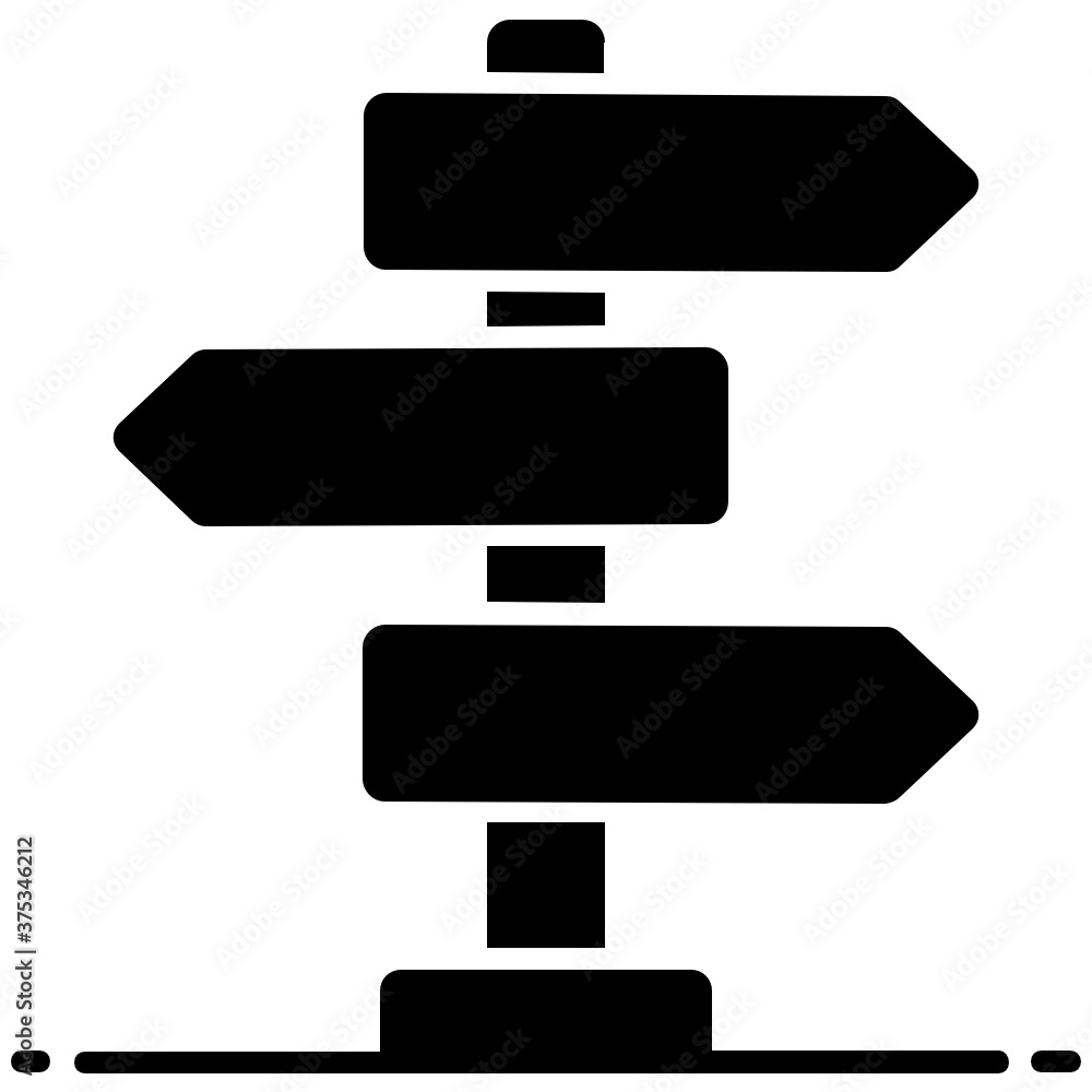 vector design of direction board, guidepost icon.
vector design of direction board, guidepost icon.