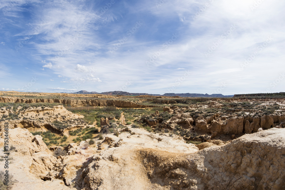 bardenas reales natural park in navarra, spain