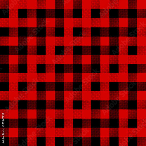 Checkered lumberjack pattern, vector illustration 