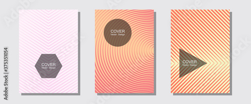 Certificate layouts vector graphic design set.